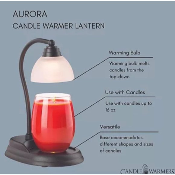 Candle Warmers Etc. Aurora Lamp Candle Fragrance Warmer - Picture 8 of 8